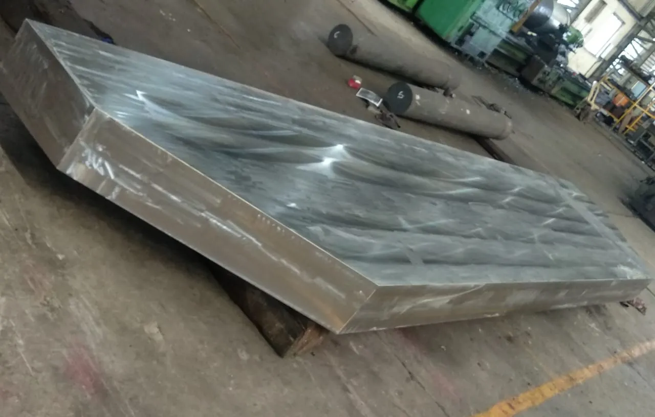 Stainless steel forged plate